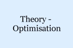 Session: Theory – Optimisation